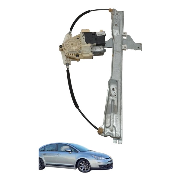Maquina Vidro Dianteiro Esquerdo Citroen C4 Glx 2012 2013
