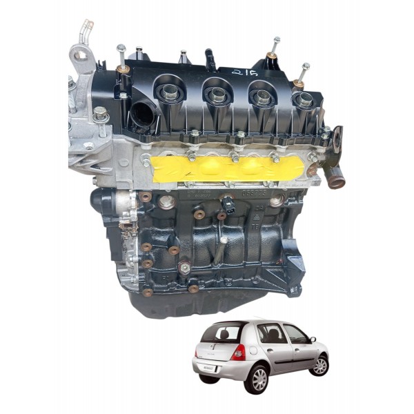 Motor Parcial Renault Clio 1.0 16v Flex 2004 2005 2006
