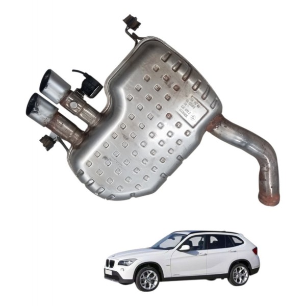 Escapamento Silencioso Bmw X1 S Drive 2.0 N20 Flex 2014 2015