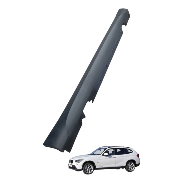 Spoiler Saia Lateral Direita Bmw X1 S Drive 2.0 N20 2015 Preto