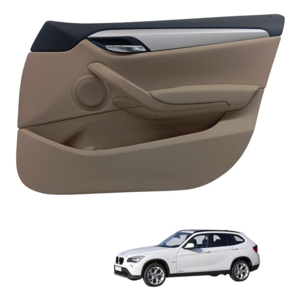 Forro Porta Dianteira Direita Bmw X1 S Drive 2.0 4p 2015 Creme