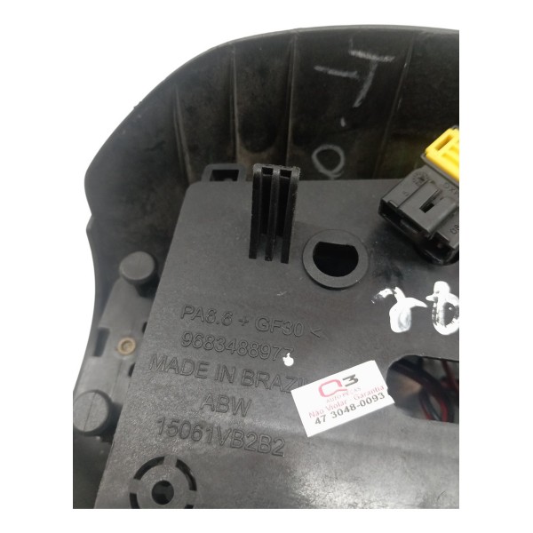 Capa Volante Central Miolo Buzina Peugeot 207 2010 2011 2012