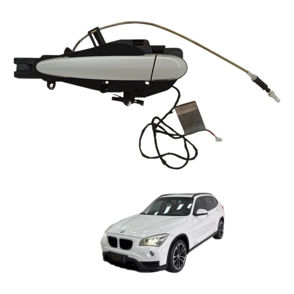 Maçaneta Externa Traseira Esquerda Bmw X1 S Drive 2.0 2015 Dianteira