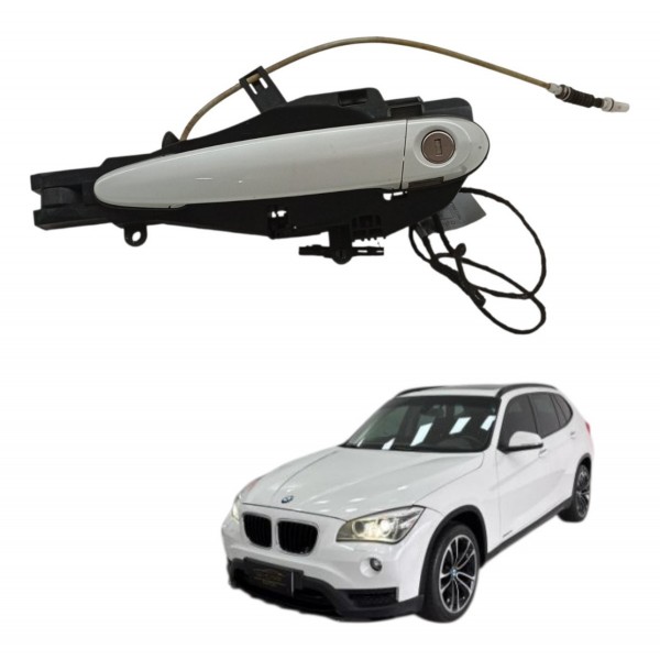 Maçaneta Externa Dianteira Esquerda Bmw X1 S Drive 2.0 2015 Dianteira