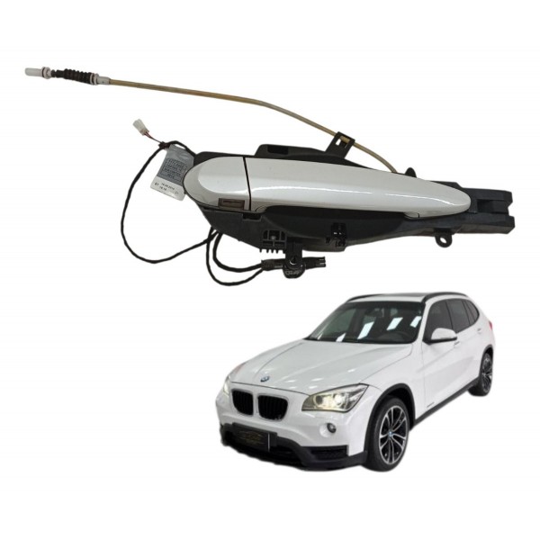 Maçaneta Externa Dianteira Direita Bmw X1 S Drive 2.0 2015 Branco Dianteira