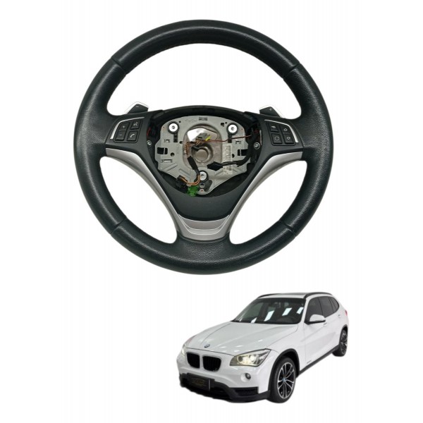 Volante Direção Comandos Bmw X1 S Drive 2.0 Active Flex 2015