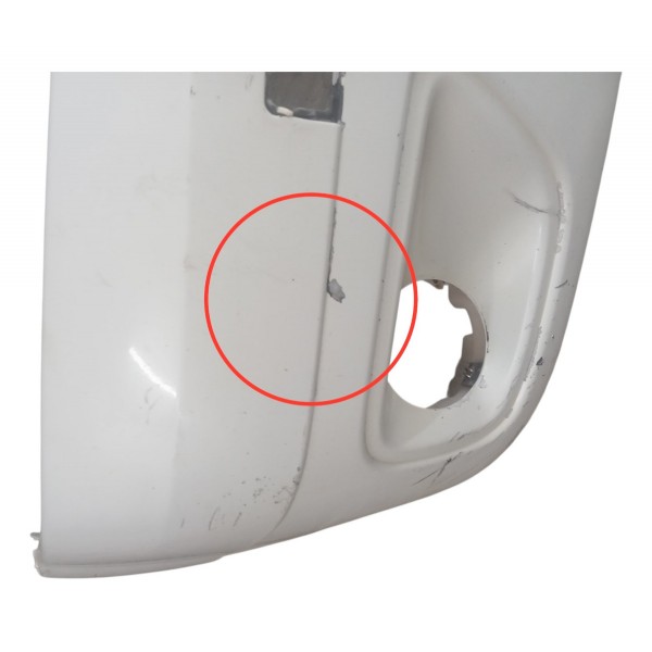 Parachoque Dianteiro Renault Logan 1.0 2008 2009 Detalhe Branco