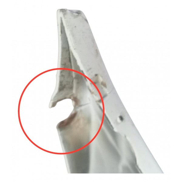 Parachoque Dianteiro Renault Logan 1.0 2008 2009 Detalhe Branco