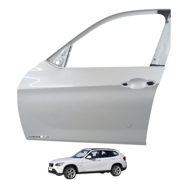 Porta Dianteira Esquerda Bmw X1 S Drive 2.0 4p 2015 Detalhe Dianteira Esquerdo Branco