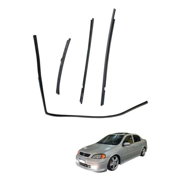 Kit Canaleta Traseiro Esquerdo Chevrolet Astra Hatch 2009