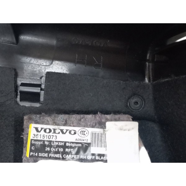 Forro Direito Porta Malas Volvo C30 2.5 2007 2008 2009 2010