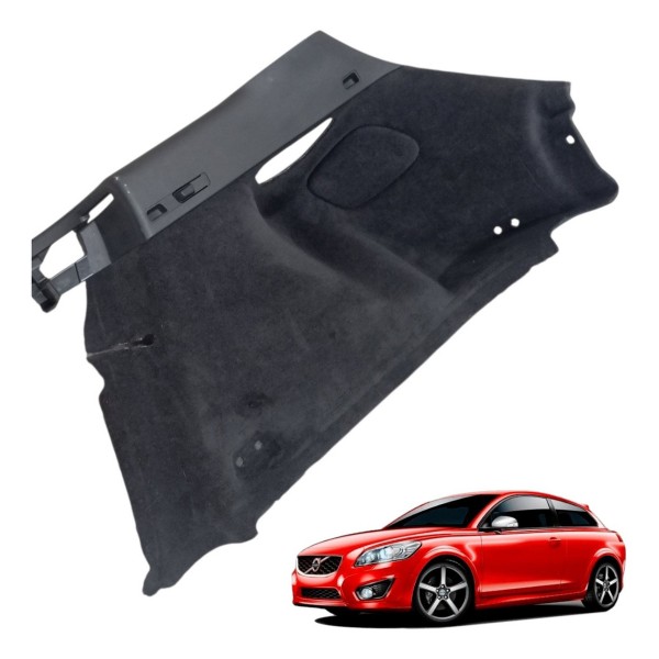 Forro Direito Porta Malas Volvo C30 2.5 2007 2008 2009 2010