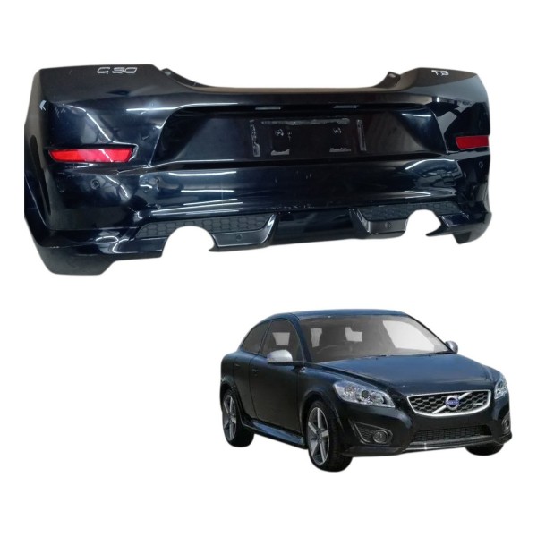 Parachoque Traseiro Volvo C30 2.5 T5 R Desing 2010 Detalhe