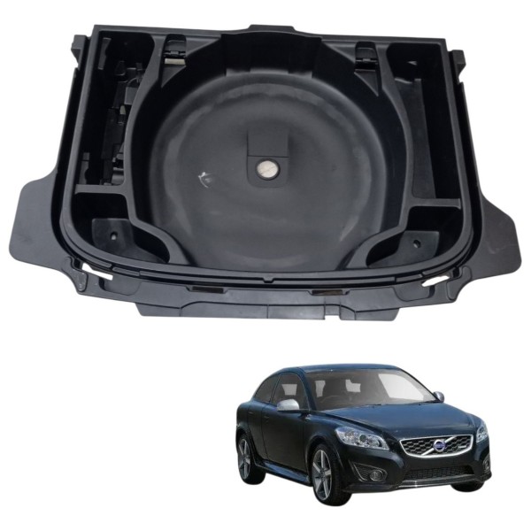 Suporte Estepe  Forro Porta Malas Volvo C30 T5 2.5 2010 2011