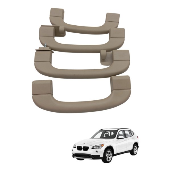 Kit Alça Teto Pqp Bmw X1 S Drive N20 2.0 2013 2014 2015 Bege