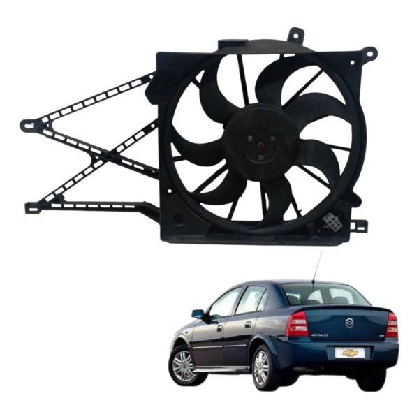 Ventoinha Eletroventilador Radiador Gm Astra 2001 Detalhe