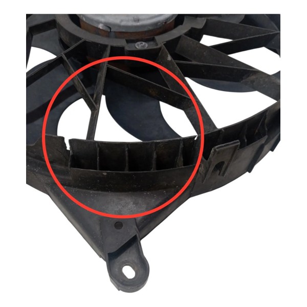 Ventoinha Eletroventilador Radiador Gm Astra 2001 Detalhe