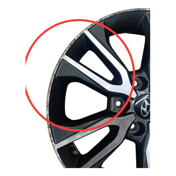 Roda Liga Leve Aro 17 Hyundai Creta 2018 2019 2020 Detalhe