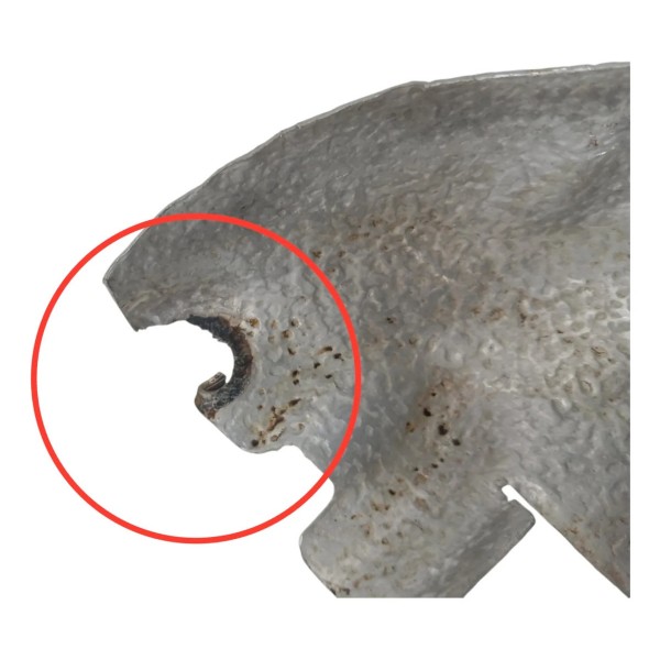 Protetor Calor Escape Chevrolet Astra 2.0 2008 2009 Detalhe