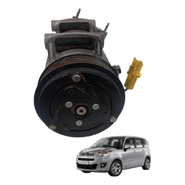 Compressor Ar Condicionado Citroen C3 Picasso 1.6 2012 2013