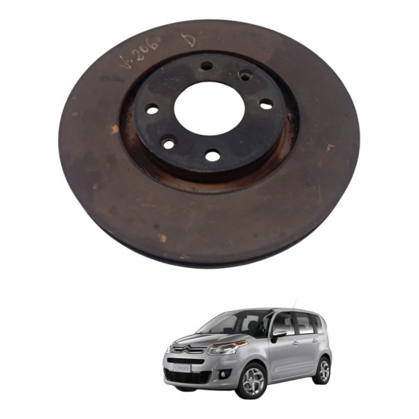 Disco Freio Dianteiro Direito Citroen C3 Picasso 1.6 2013