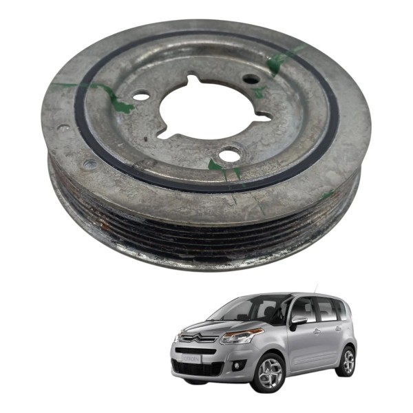 Polia Virabrequim Citroen C3 Picasso 1.6 16v 2011 2012 2013