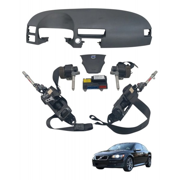 Kit Airbag Tabelier Cinto Bolsa Modulo Volvo C30 2.5 T5 2010