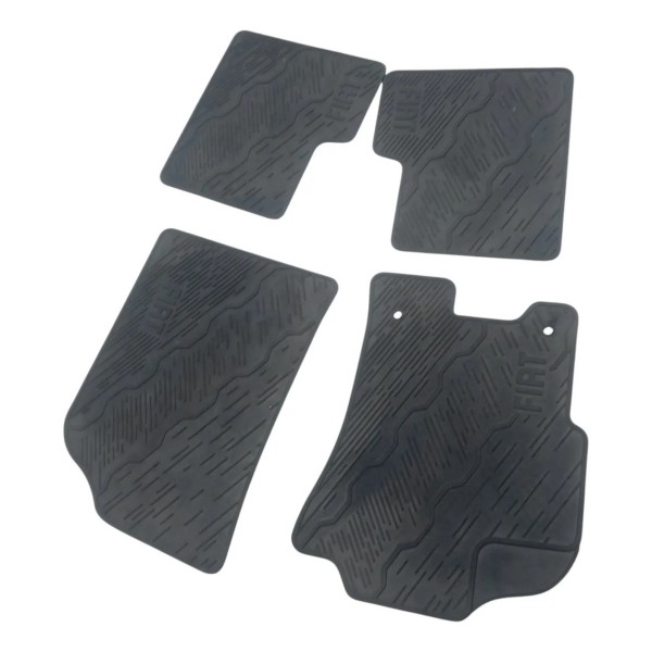 Jogo Tapete Carpete Fiat Mobi 1.0 Like 2021 Detalhe Preto