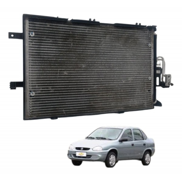 Condensador Ar Condicionado Gm Corsa 1.0 2004 Detalhe