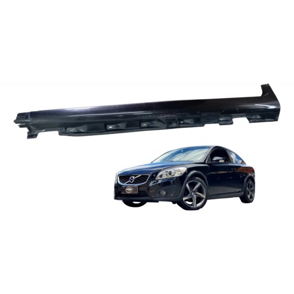 Spoiler Caixa Ar Esquerdo Volvo C30  T5 2007 2010 Detalhe Preto