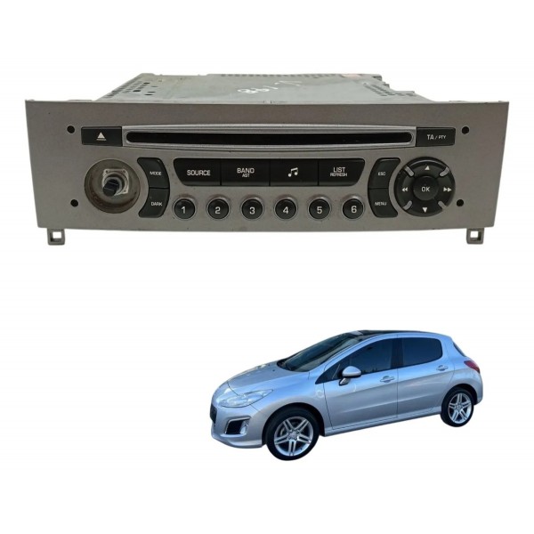 Radio Cd Player Peugeot 308 2013 2014 2015 2016 2017 2018