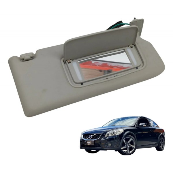 Quebra Sol Direito C/espelho Volvo C30 2008 2009 2010 2011