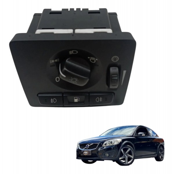 Comando Chave Luz Farol Volvo C30 2.5 2008 2009 2010 2011