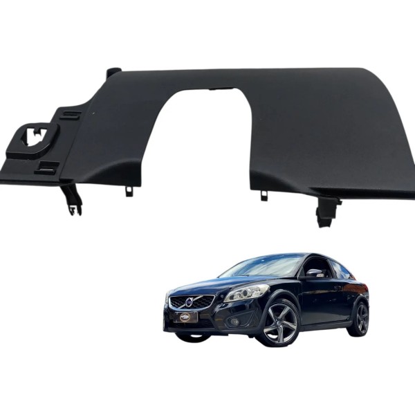 Moldura Acabamento Inferior Painel Volvo C30 2009 2010 Preto