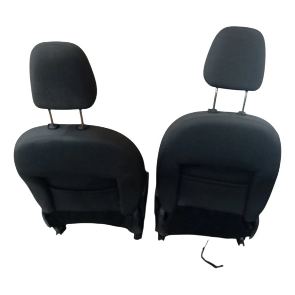 Jogo Banco Tecido Citroen C3 Tendence 2013 2014 2015 Detalhe Chocolate