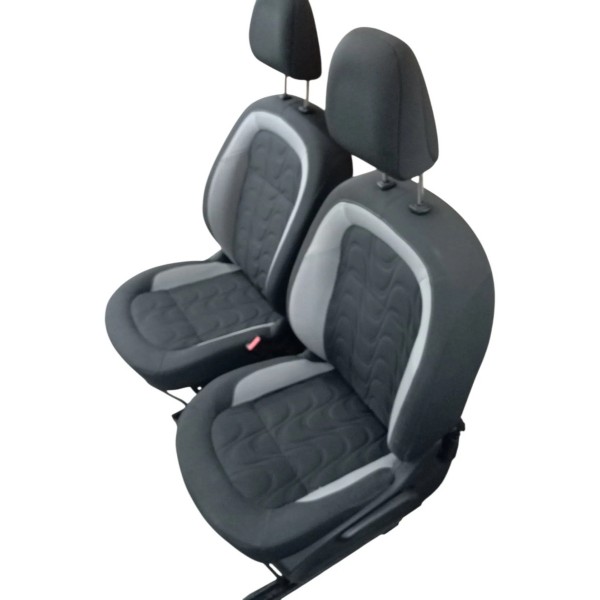 Jogo Banco Tecido Citroen C3 Tendence 2013 2014 2015 Detalhe Chocolate