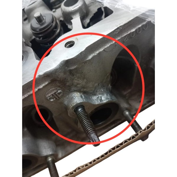 Cabeçote Ford Ka Fiesta 1.0 8v Zetec Rocam Flex 2009 Detalhe