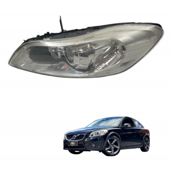 Farol Esquerdo Volvo C30 T5 2.5 2008 2009 2010 Completo Esquerdo/motorista