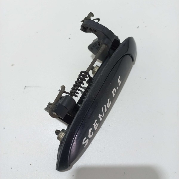 Maçaneta Externa Dianteira Esquerda Renault Scenic 2002 Preto