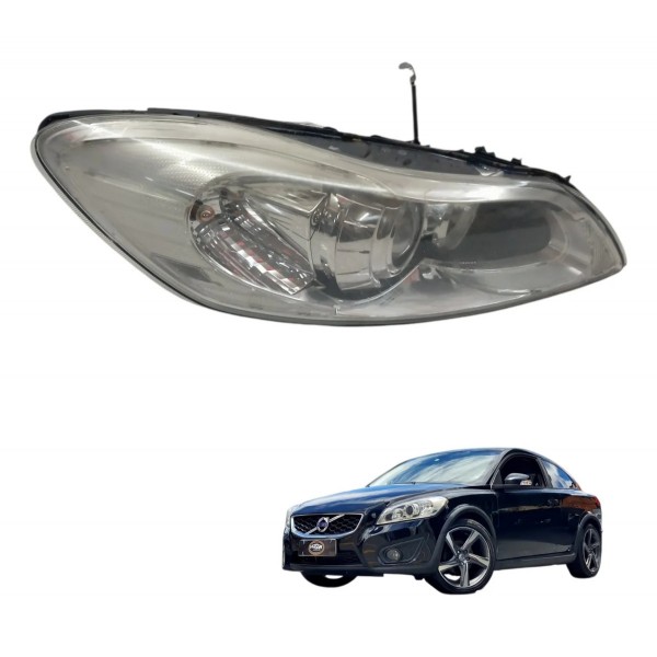 Farol Direito Volvo C30 T5 2.5 2008 2009 2010 Completo Direito/passageiro