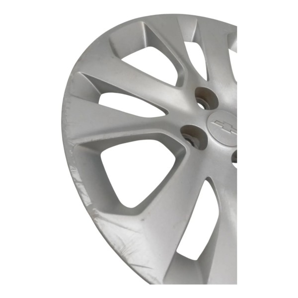 Calota Aro 15 Chevrolet Onix 2017 2019 2020 2021 2022 Prateado