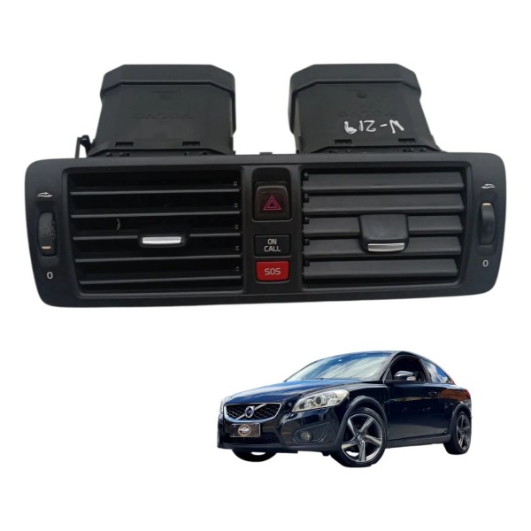 Moldura Difusor Ar Painel Alerta On Off Volvo C30 2008 2009