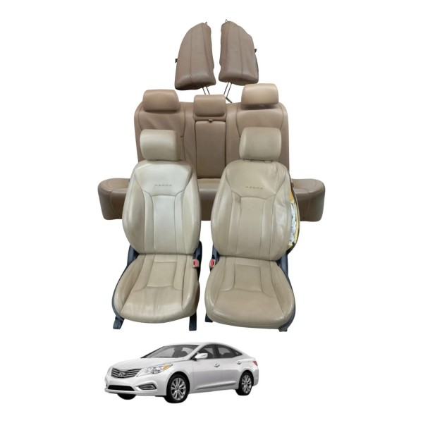 Jogo Banco Couro Hyundai Azera 3.0 V6 2011 2012 2013 Detalhe