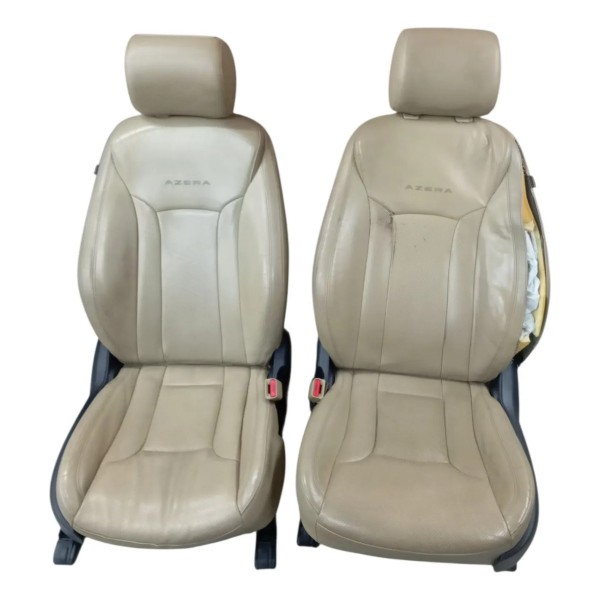 Jogo Banco Couro Hyundai Azera 3.0 V6 2011 2012 2013 Detalhe