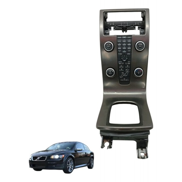 Moldura Comando Ar Multifunção Volvo C30 2.5 2010 Detalhe