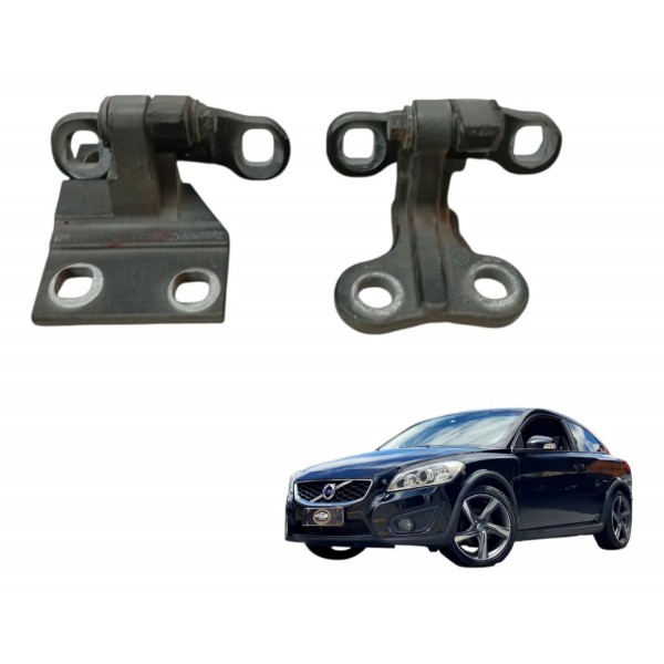Par Dobradiça Porta Direita Volvo C30 2008 2009 2010 2011