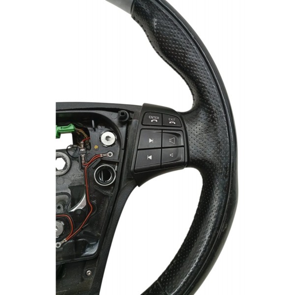 Volante Direção Comandos Volvo C30 2.5 2010 2011 Detalhe