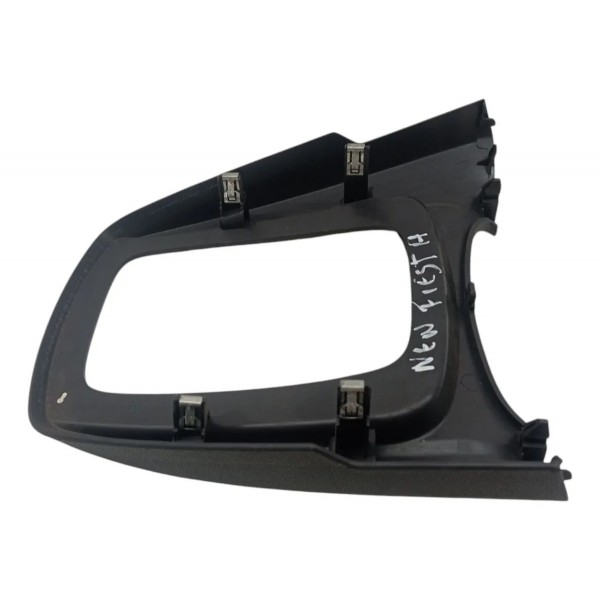 Moldura Alavanca Cambio Ford New Fiesta 2016 2017 Preto