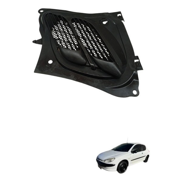 Grade Entrada Ar Capô Peugeot 206 2005 2006 2007 2008 2009