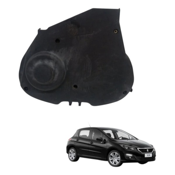 Capa Correia Dentada Peugeot 308 2.0 16v 2011 2012 2013 Preto